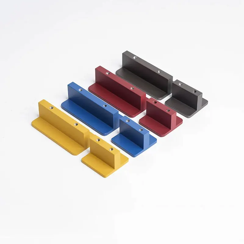Square Small Bedside Drawer Handles Tea Cabinet Wardrobe Door Pulls Aluminum Alloy Modern Simple Kitchen Cupboard Door Knobs