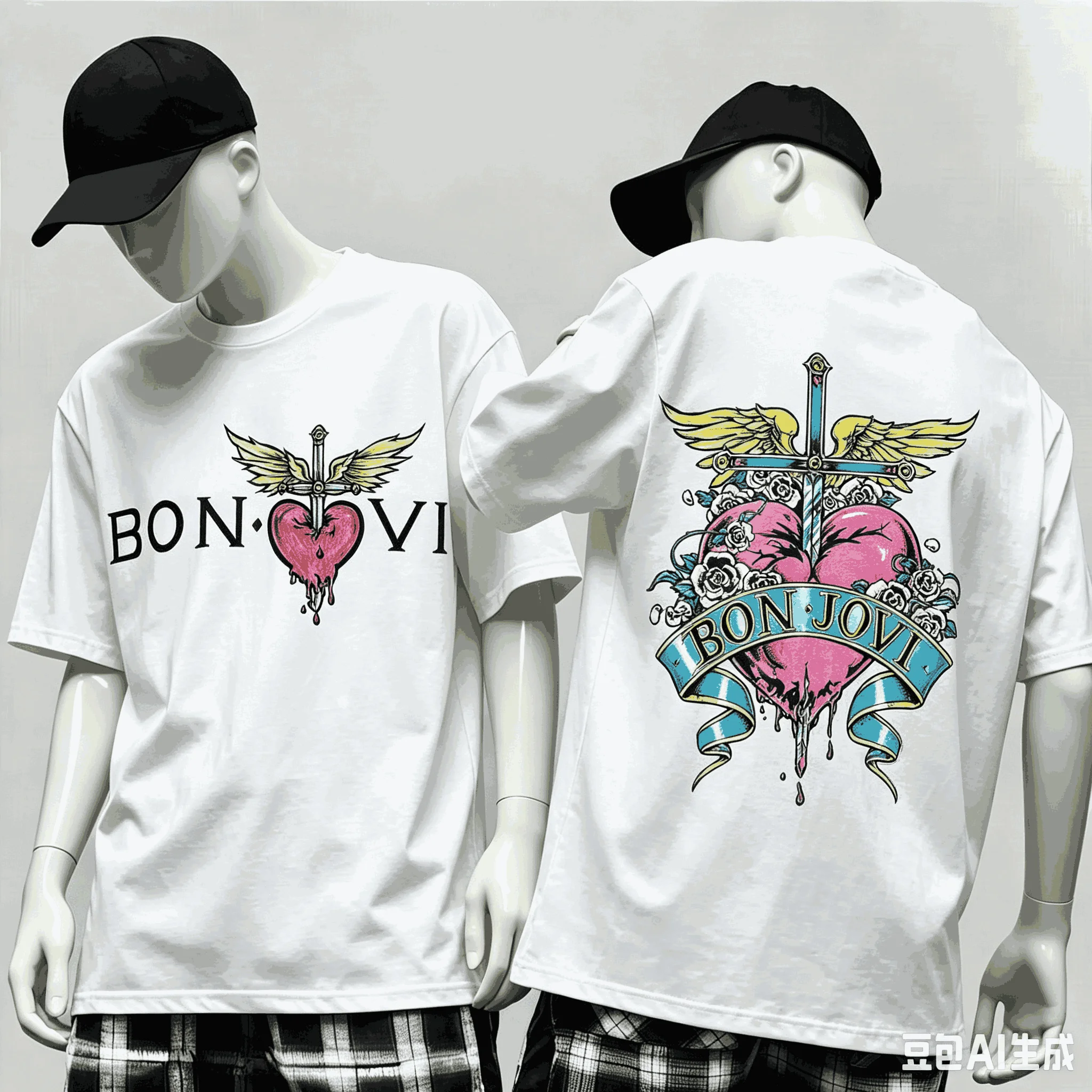 Bon Jovi for Fan Gift T-shirt Men Women Harajuku Oversized Unisex Short Sleeve Streetwear high quality Couples Comfortable soft