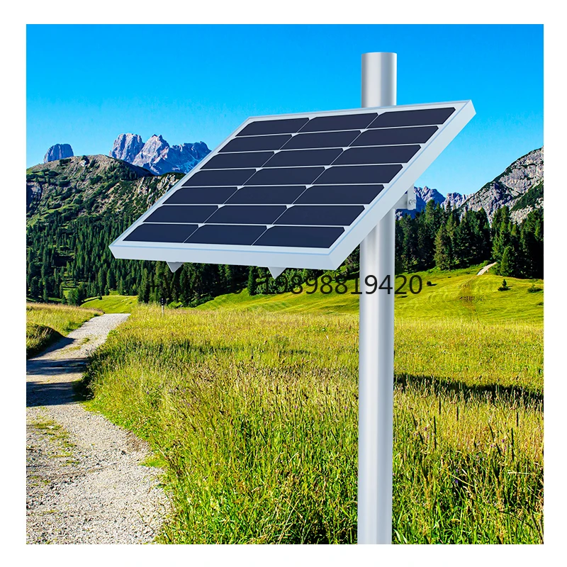 Hot Sale 60W 80W 100W Off-Grid Solar System Home Farm Outdoor Energy Storage Lighting Monitoring System 4G Router Compatible