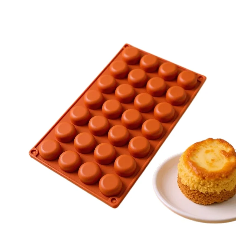 Food Grade 28 Cavity Half Sphere Silicone Chocolate Mold Heat Resistant Easy Release Mold for Mousse Jelly Ice Cube Baking Tools