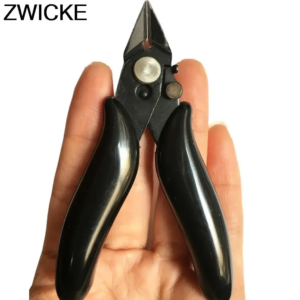 3.5 Inch Diagonal Pliers Small Soft Cutting Electronic Pliers Mini Wire Cutters Wire Insulated Rubber Handle Model Hand Tools