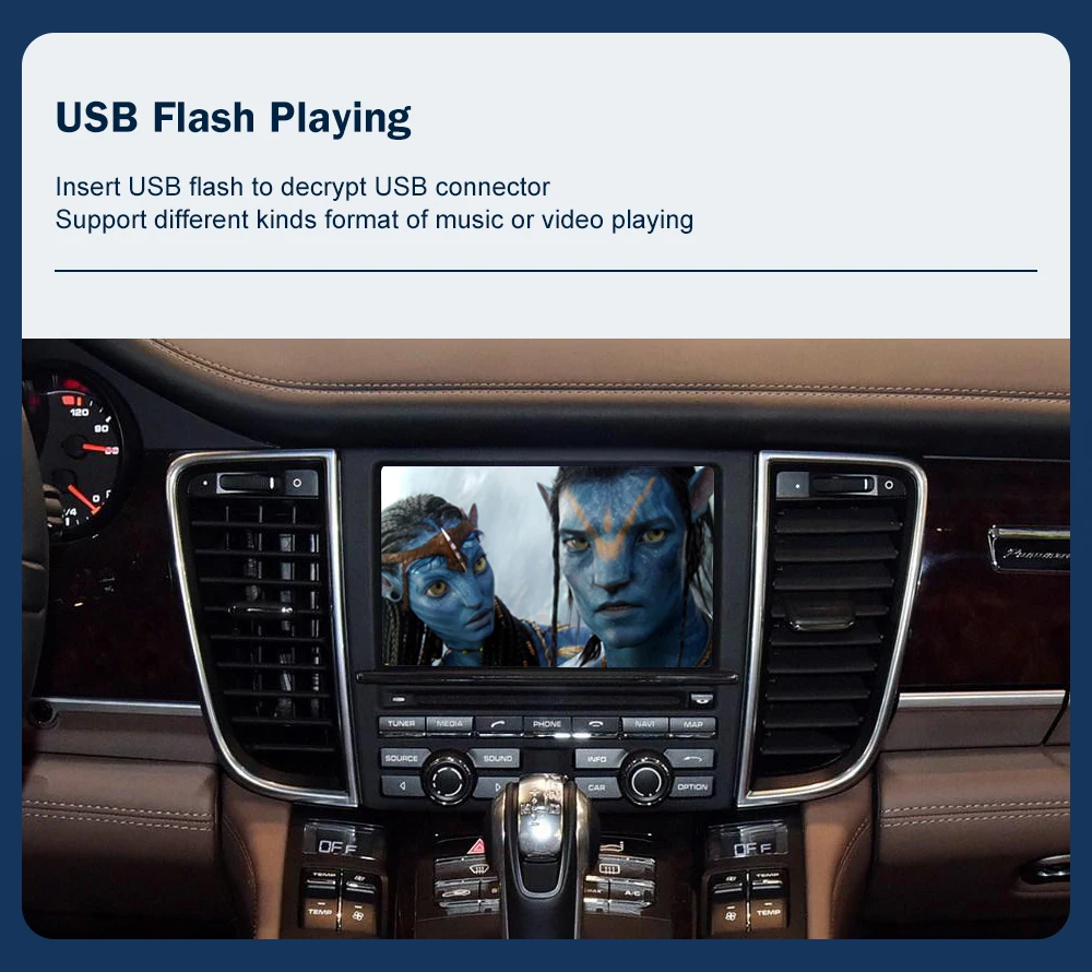 Road Top Kabelloses CarPlay für Porsche Macan Cayman Cayenne Panamera PCM3.1 Android Auto Mirror Link AirPlay Auto-Zubehör – Detail 11