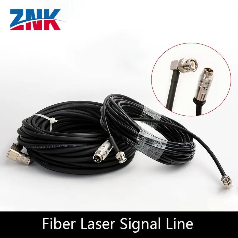 ZNK Laser Fiber Laser Signal Line For Raytools Precitec Optical Cable Height Adjuster Line, Zoom Line, Cable Line, Coaxial Cable