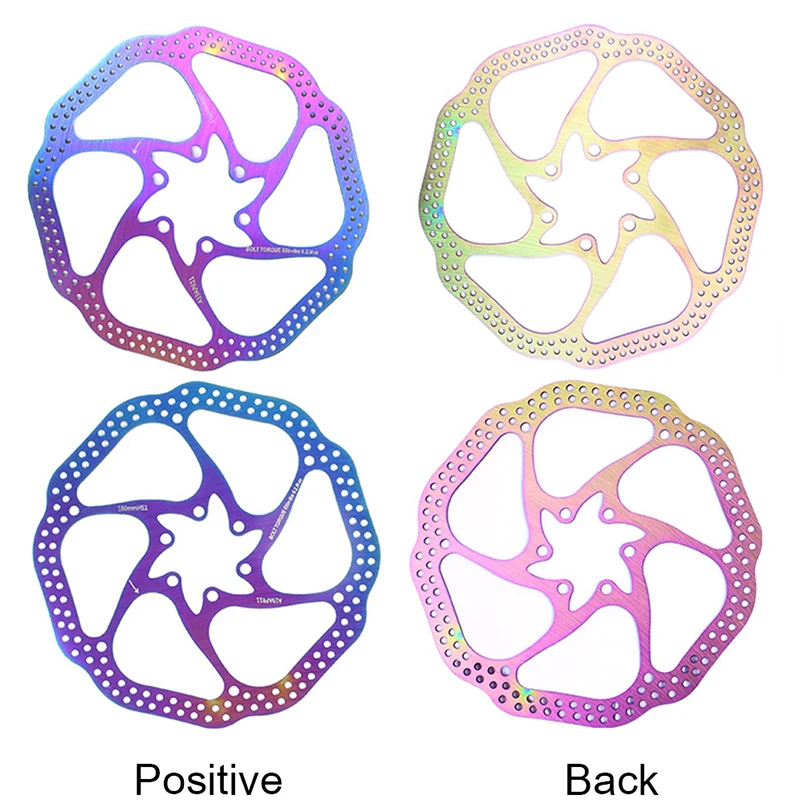 Disco de freno hidráulico para bicicleta de montaña, Rotor arcoíris G3/HS1 de 160/180MM, piezas SM Sram con 6 pernos, 2 unidades