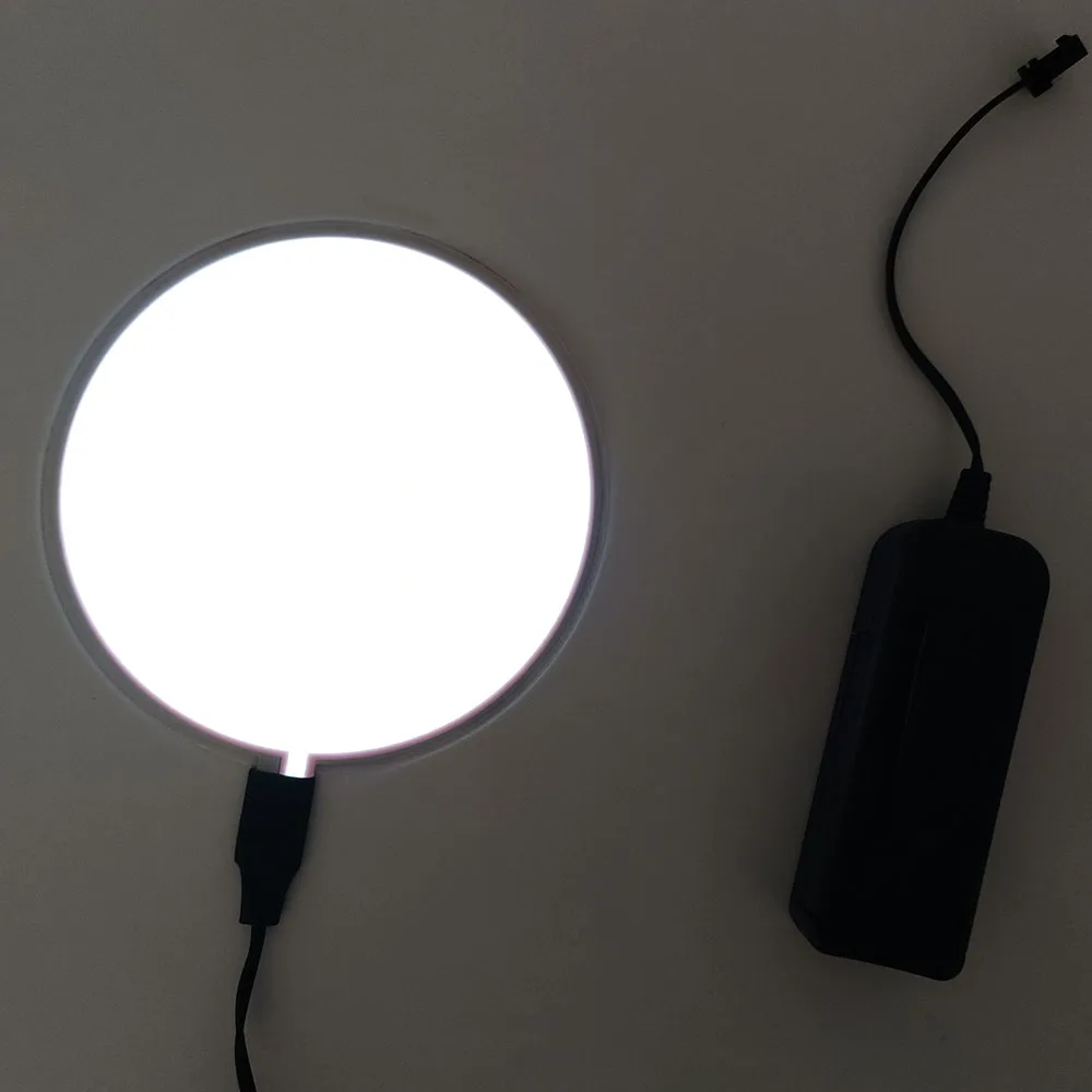 13cm Diameter EL Backlight El Panel El Sheet El Car Plate+DC Inverter Free Shipping