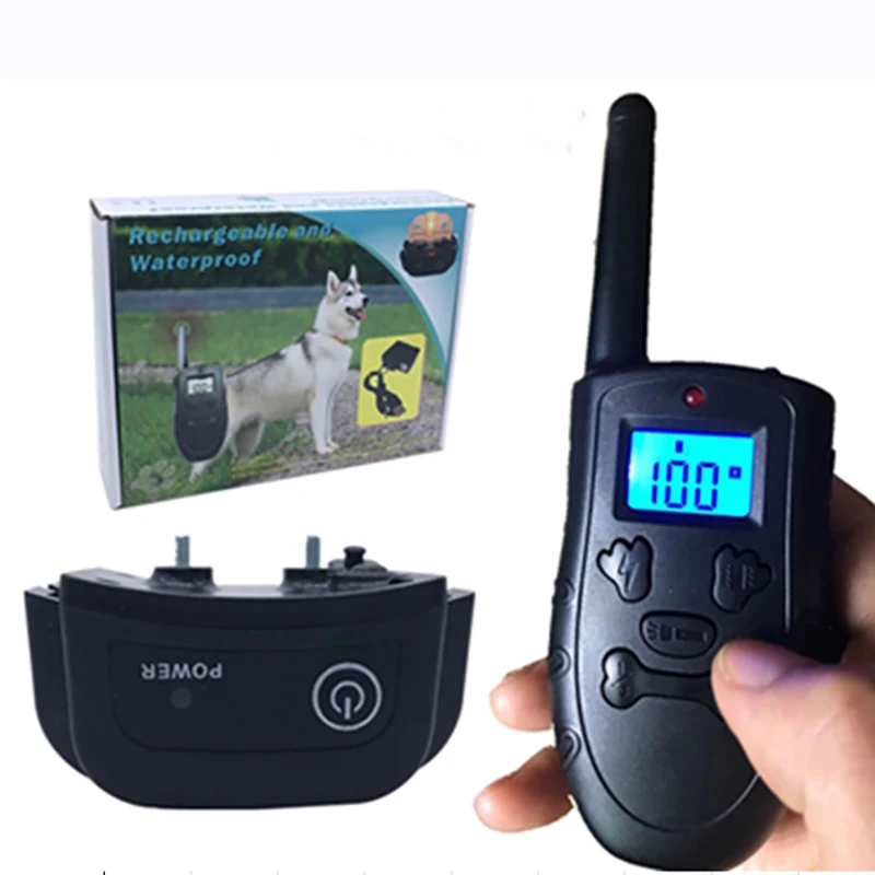 

PT183L Dog Training Collar, Electronic Device, Rechargeable, Waterproof, Safe Beep, Shock Vibration, 300m, 330 Yard