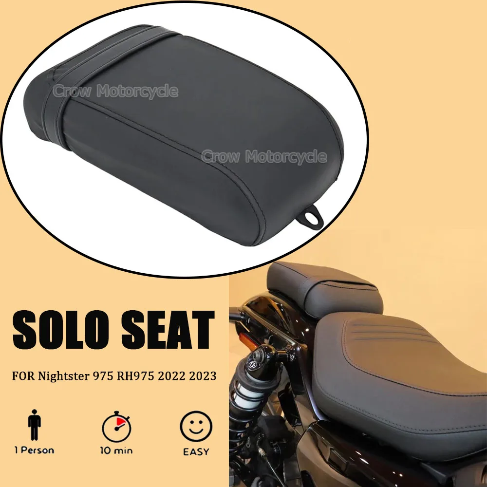 

New Motorcycle Passenger Pillion Rear Seat Pad PU Pillow For Nightster RH 975 Nightster975 RH975 Nightster 975 2022