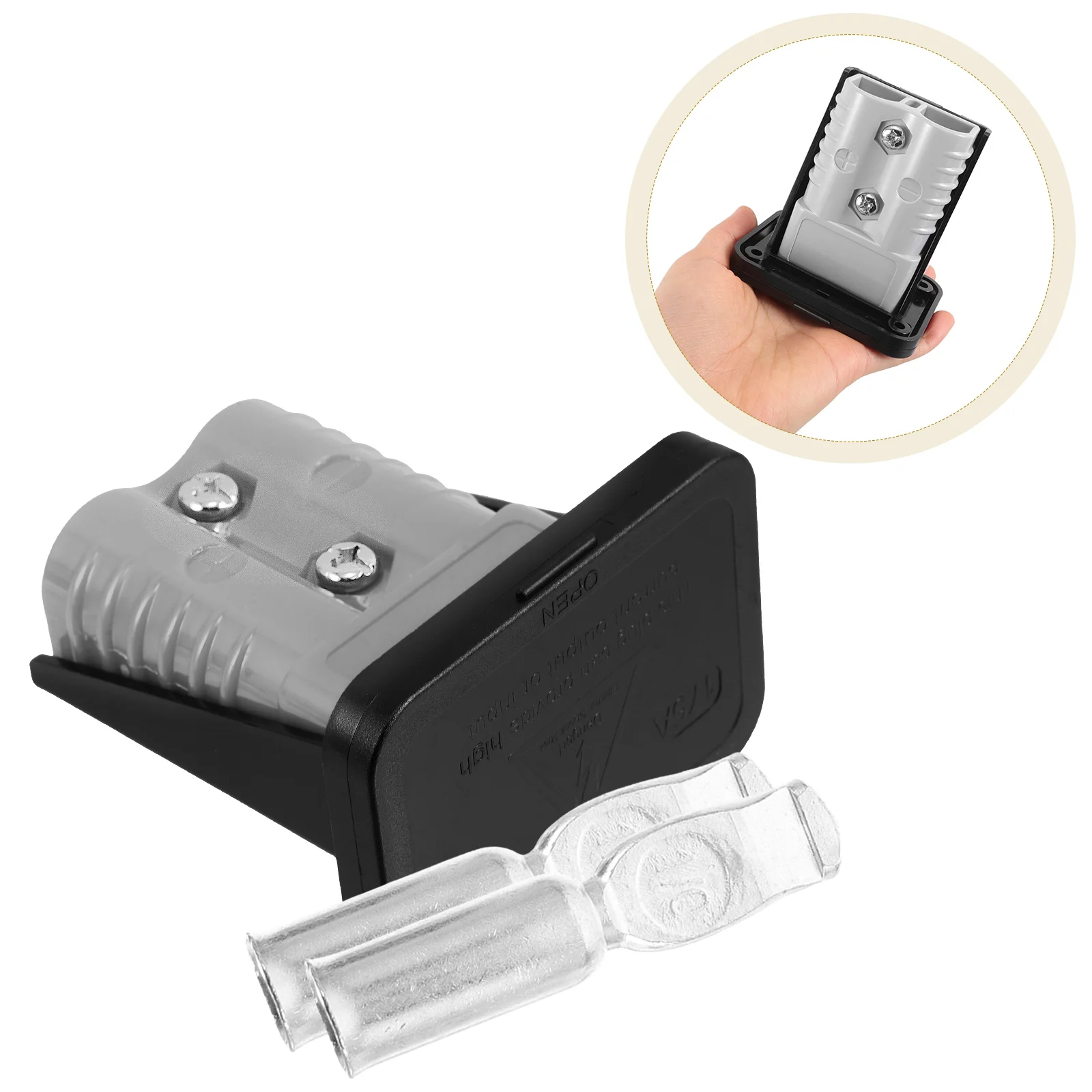 

1 Set Car Quick Connect Plug Embedded Panel Cover High Temperature Resistant Dustproof Electrical Connector For Utv Atv