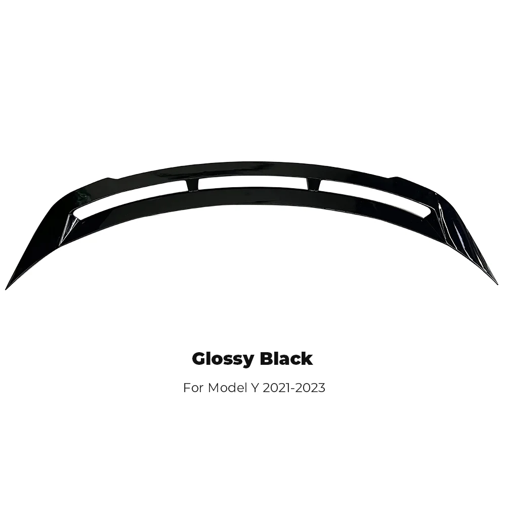Carbon Fiber Rear Turbo Spoiler For Tesla 2023 Model Y Trunk Car Sport Wings Black Carbon Exterior 2021-2023 Tuning Accessories