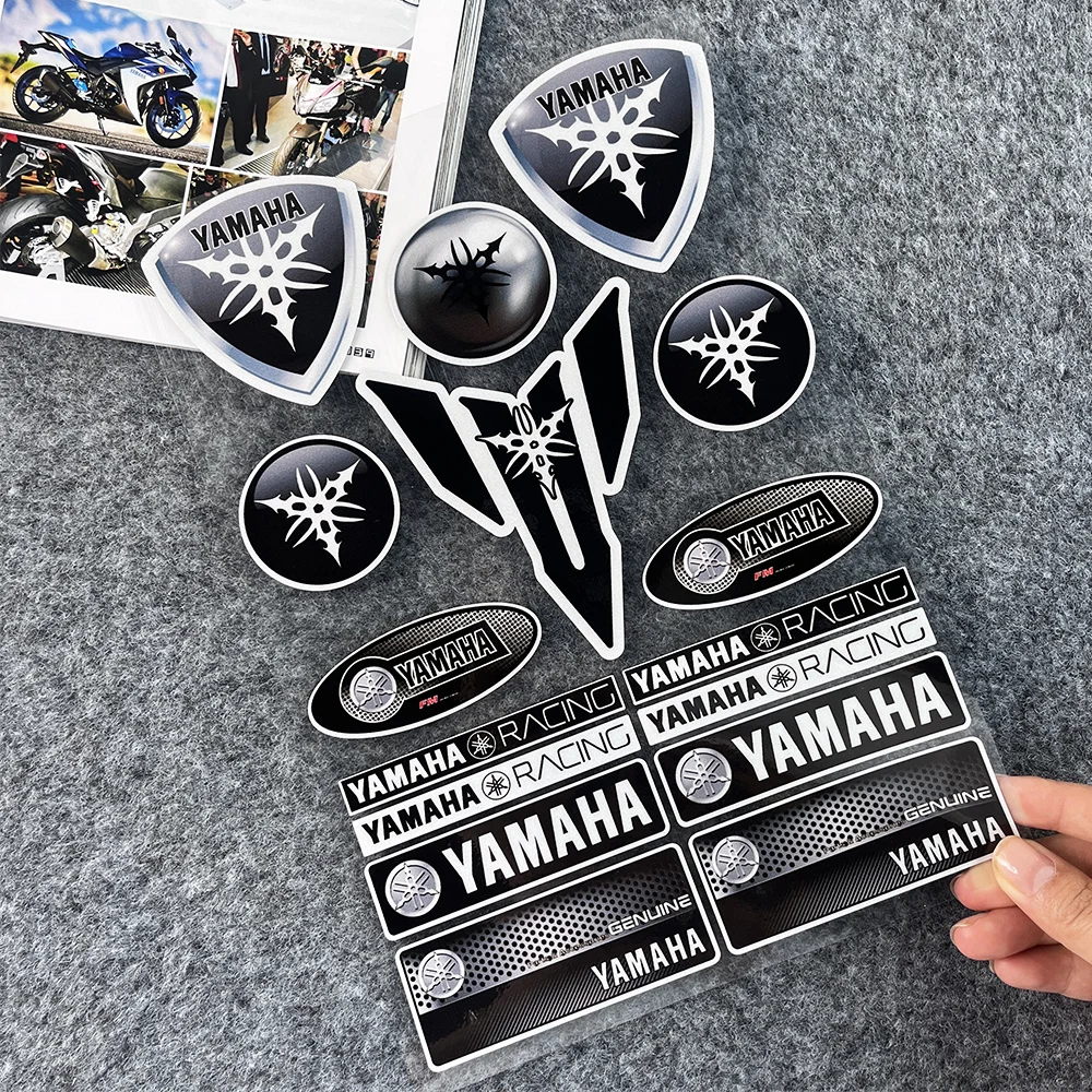 Waterproof Vinyl Decals High Quality Reflective Modification Stickers for Yamaha Helmets Bicycles - view 2