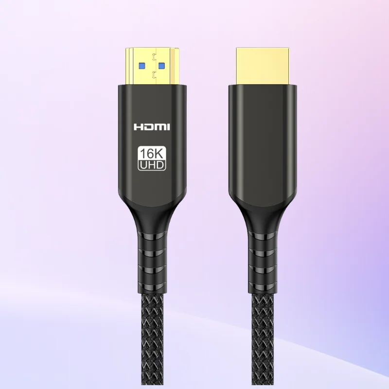 HDMI 2.2 Cable 16K@60Hz 8K@240Hz 4K@240Hz Ultra High Speed 80Gbps Male to Male Braided Cord for PC, TV, Monitor, Projector