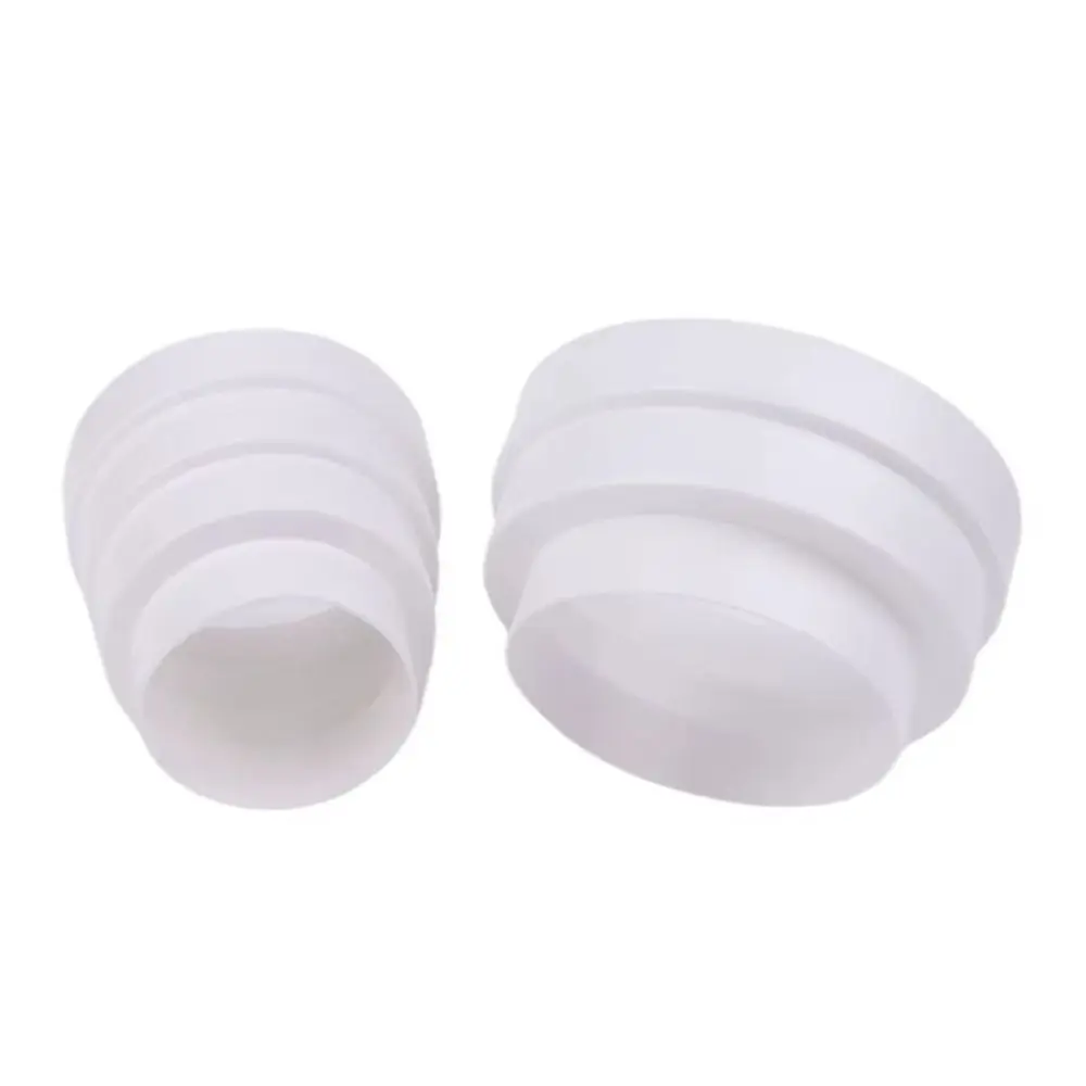1Pcs Durable Multi Reducer Extractor Fan Pipe For Fan Ventilation 80/100/110/120/150/160mm Duct Tube White Fan Pipe Connector