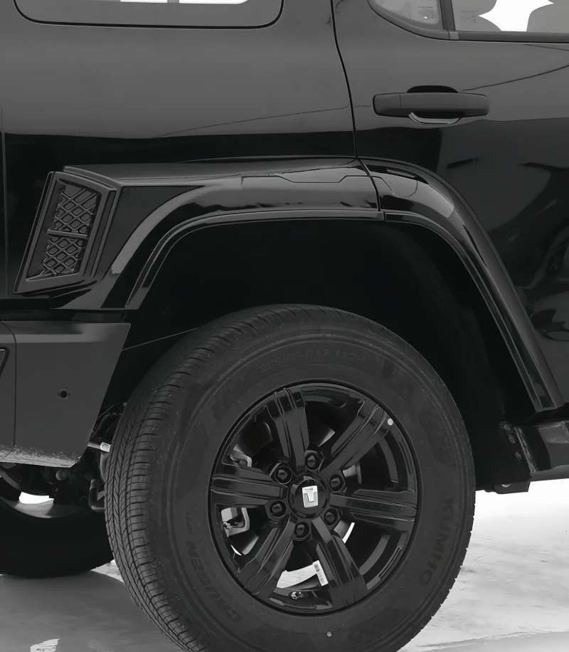 عجلة السيارة الحاجب ملصق مزخرفة صالح ل GWM خزان 300 2021-2025 تعديل السيارات عجلة الحاجب المضادة للخدش واقية ملصق #6