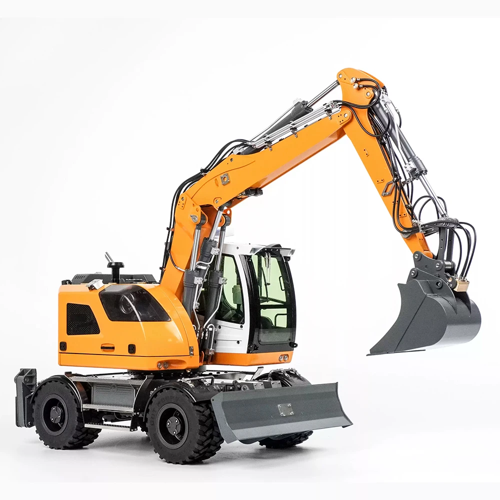 CUT HOBBY CUT-914-LS Wheeled Hydraulic Excavator — Upgraded 10-Way Valve — High-End Custom Model