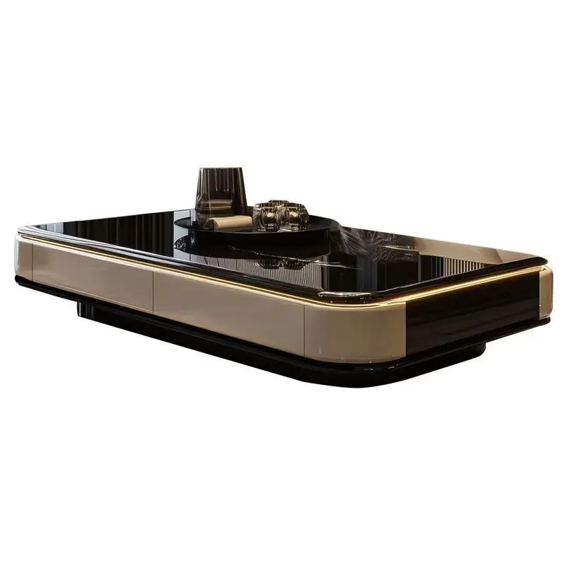 

Modern Minimalist Luxury Living Room Coffee Table, Creative Marble Coffee Table