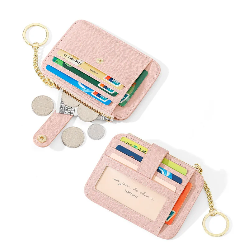 

Милый мини-брелок-кошелек для женщин, чехол для студенческой карты с несколькими слотами, Portafoglio Donna Carteras Bolso Para Mujer Portfel Damski