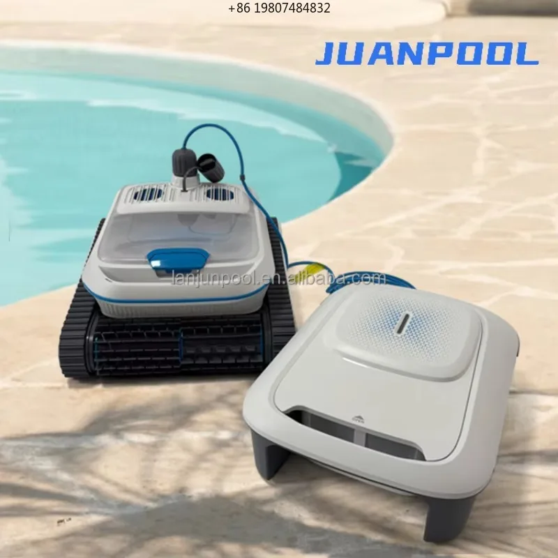 PC200 - Smart Robotic Vacuum for In-ground & Above-ground Pools Wireless Automatic Swimming Pool Cleaner Robot Model