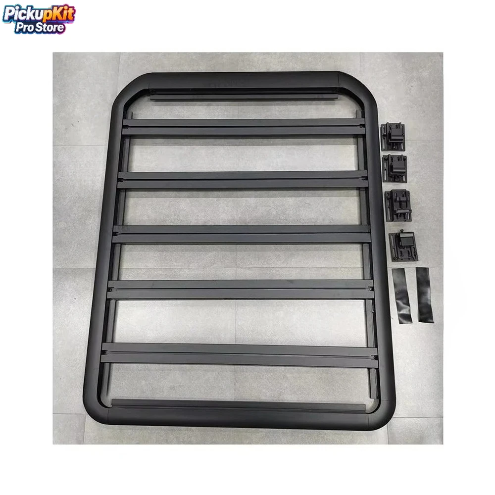 

JP16 Universal 4x4 Aluminum Platform Roof Rack Cargo Carrier for Jimny 4Runner Pajero Prado CR-V Pickup SUV