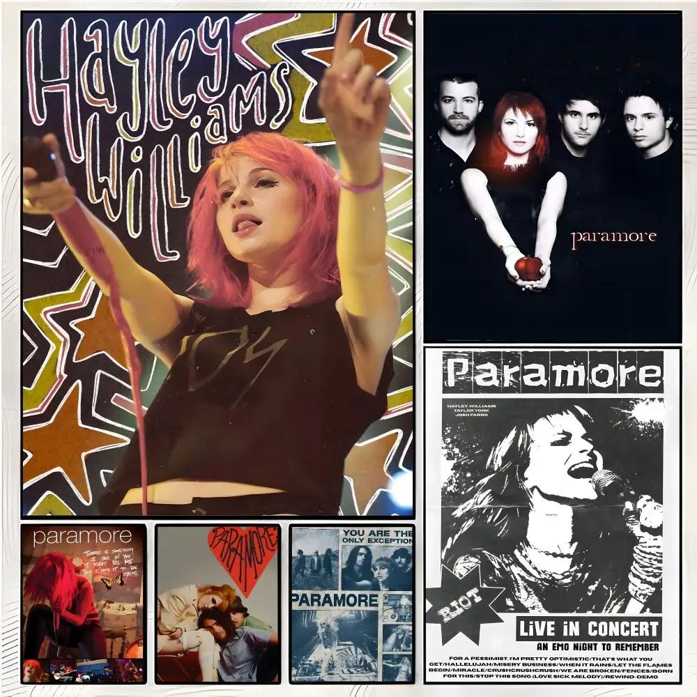 Band Poppunk Paramore Poster Superior Home Space  Indoor Decorative Art & Home Decor