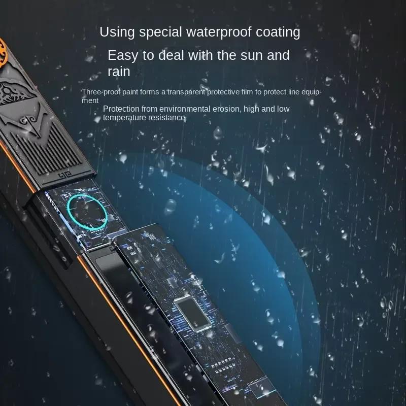 Smart WiFi Fingerprint Door Lock Aluminum Alloy Broken Bridge Waterproof Graffiti App Remote Control Double Sided Wooden