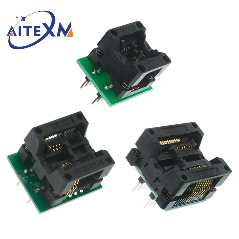 SOP16 to DIP8 Wide-body Seat Wide 150mil 200mil 208mil 300mil Programmer SOP8 Adapter Socket for IC test EZP2010 EZP2013 CH341A