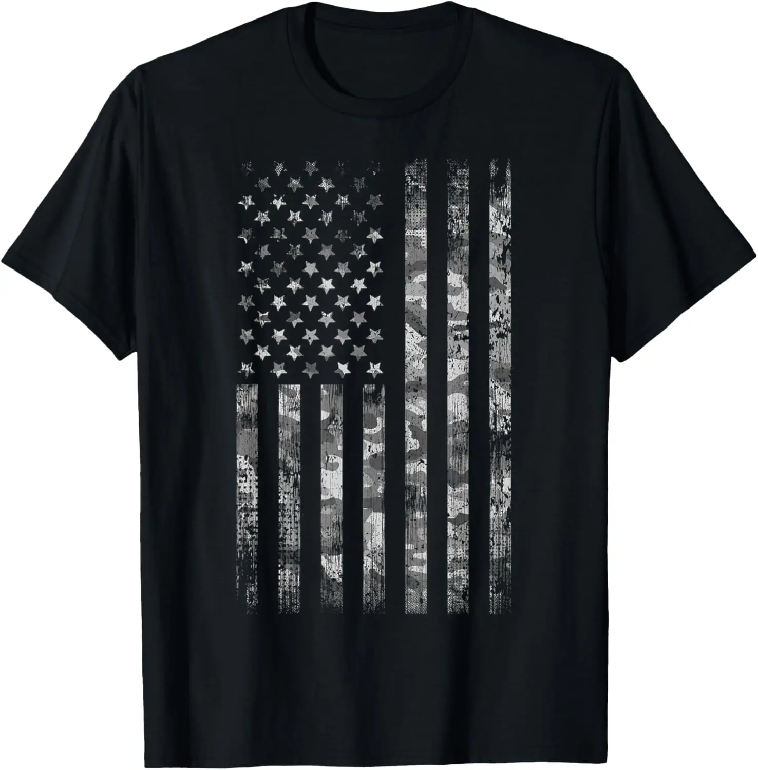 

Patriotic Camouflage Shirt 4th of July Camo American Flag T-Shirt