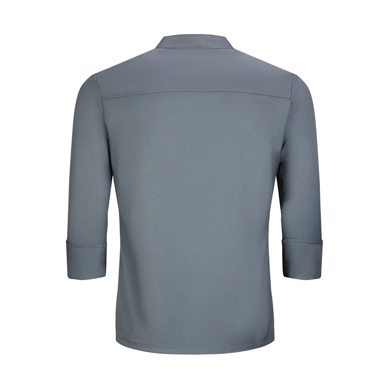 جودة معطف الشيف النادل موحدة طويلة الأكمام المطبخ مطعم فندق كوك سترة الطاهي الرجال قميص ملابس العمل النادل