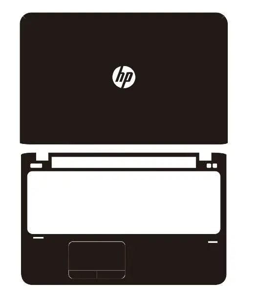 

Customize Model Size 1PCS Top+1PCS Palmrest Skin Pre-cut Vinyl Stickers Case Cover Protective Film For Hp Probook 450 455 G3