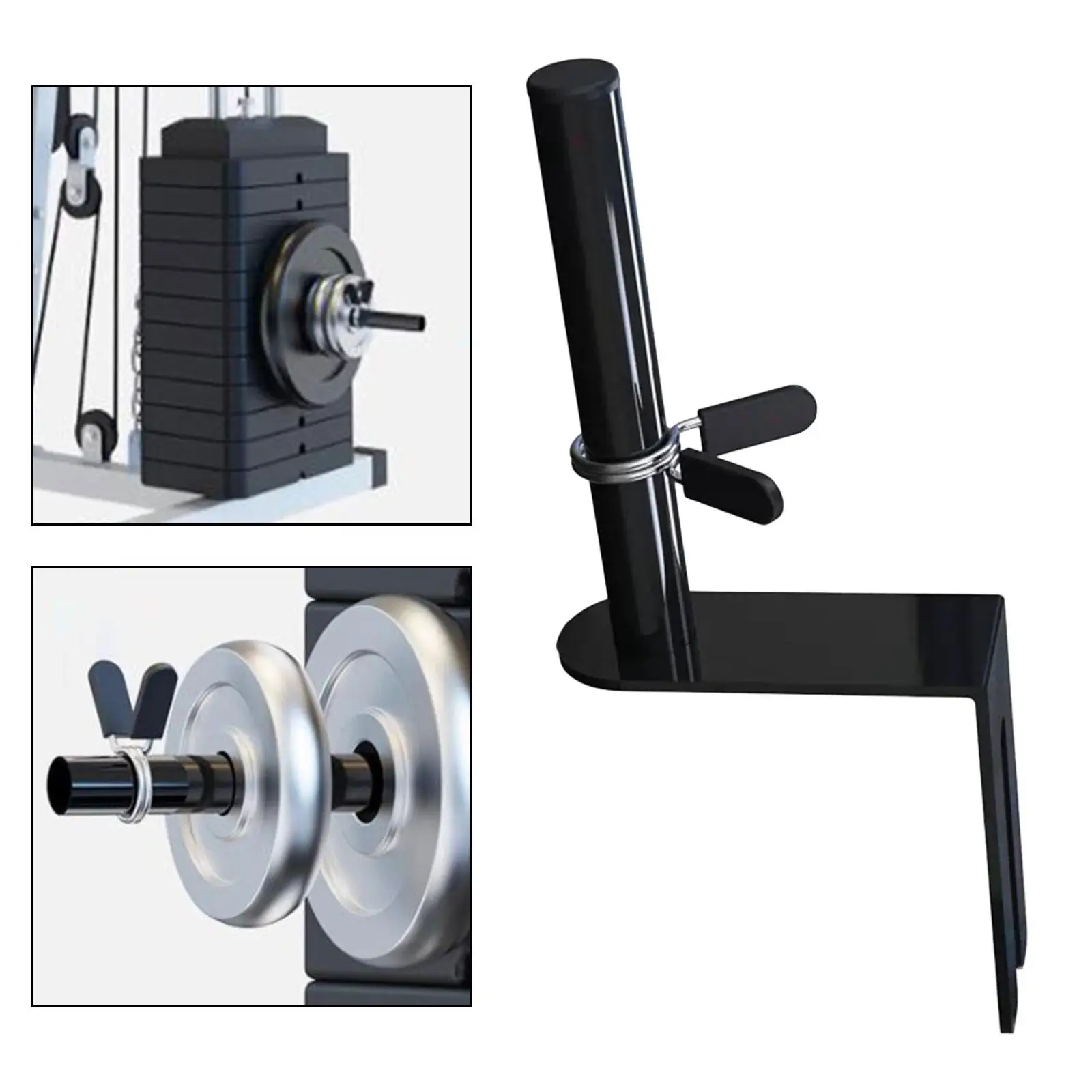 

Gym Weight Stack Extender, Weight Loading Pin Dumbbell Accessories Add Weight, Weight Stack Pin for Weight Lifting Workout