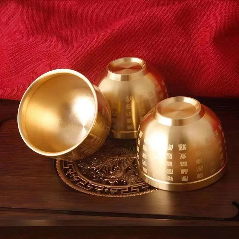 1PC Creative Brass Baifu Cylinder Feng Shui Lucky Fortune Cornucopia Home Bedroom Living Room Study Desktop Decor Ornament