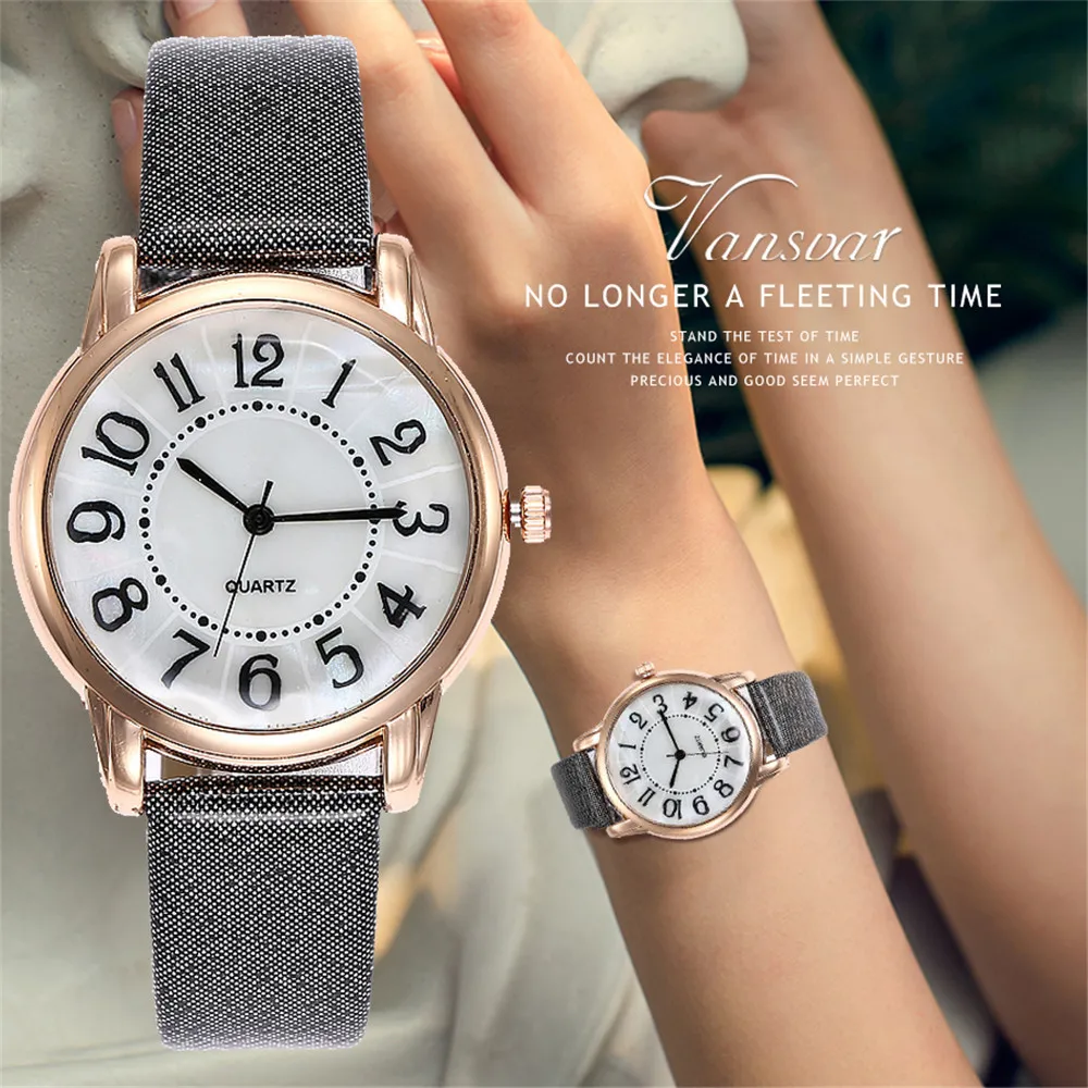 

New Luxury Quartz Watch Women Retro Female Watches Ladies Fashion Analog Wrist Watch Leather Belt Simple Clock Reloj Mujer Saati