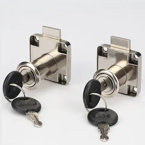Double Key Cabinet Drawer Door Lock Mailbox Latch Locker (22mm Not Universal)