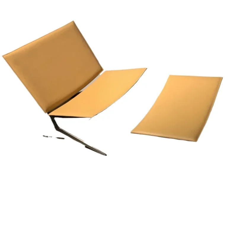Creative recliner Minimalist orange living room sofa chair