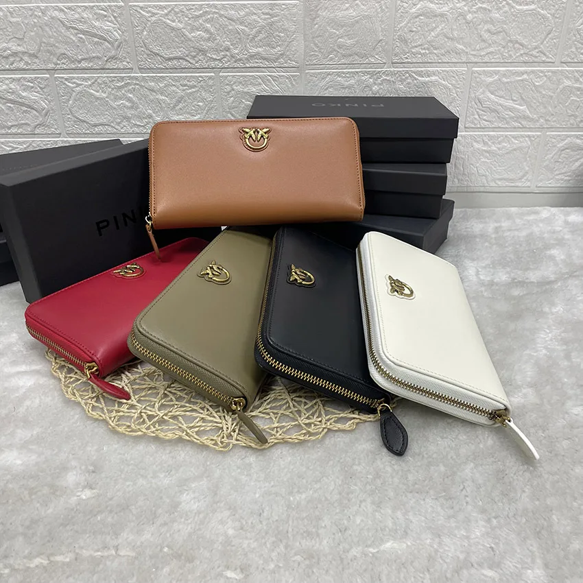 Fashion Women Long Wallet Single Zipper Purse Versatile Multi Compartment Card Holder Female Casual Clutch