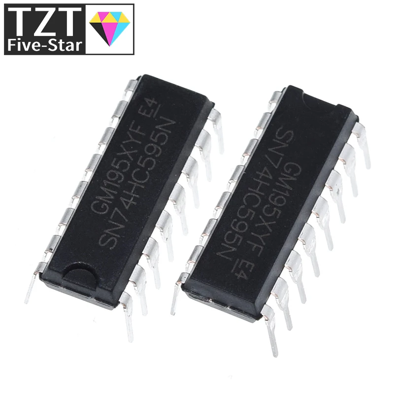 TZT 10/30 قطعة وحدة تنظيم الجهد SN74HC595N SN74HC595 74HC595N 74HC595