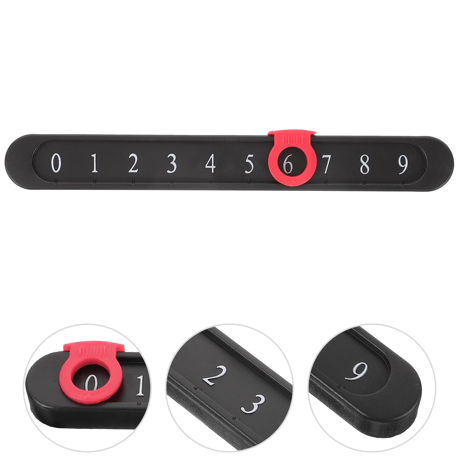 

Durable Black Plastic Foosball Score Counter Multifunctional Table Soccer Game Scoring Accessories