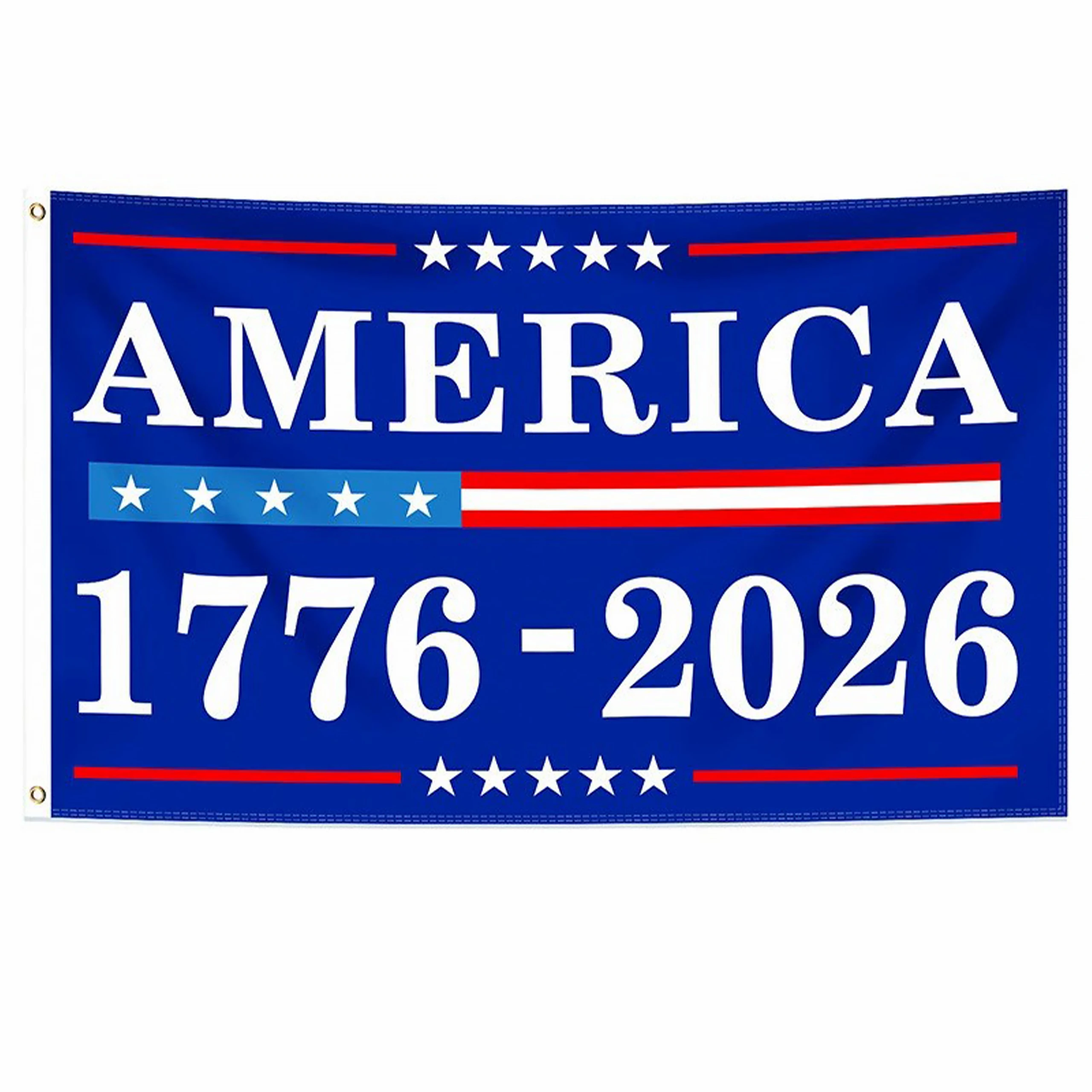 250th Anniversary Banner 3 x 5 ft American 1776-2026 USA 250 Years Birthday Freedom Patriotic Party Supplies Home Decorations