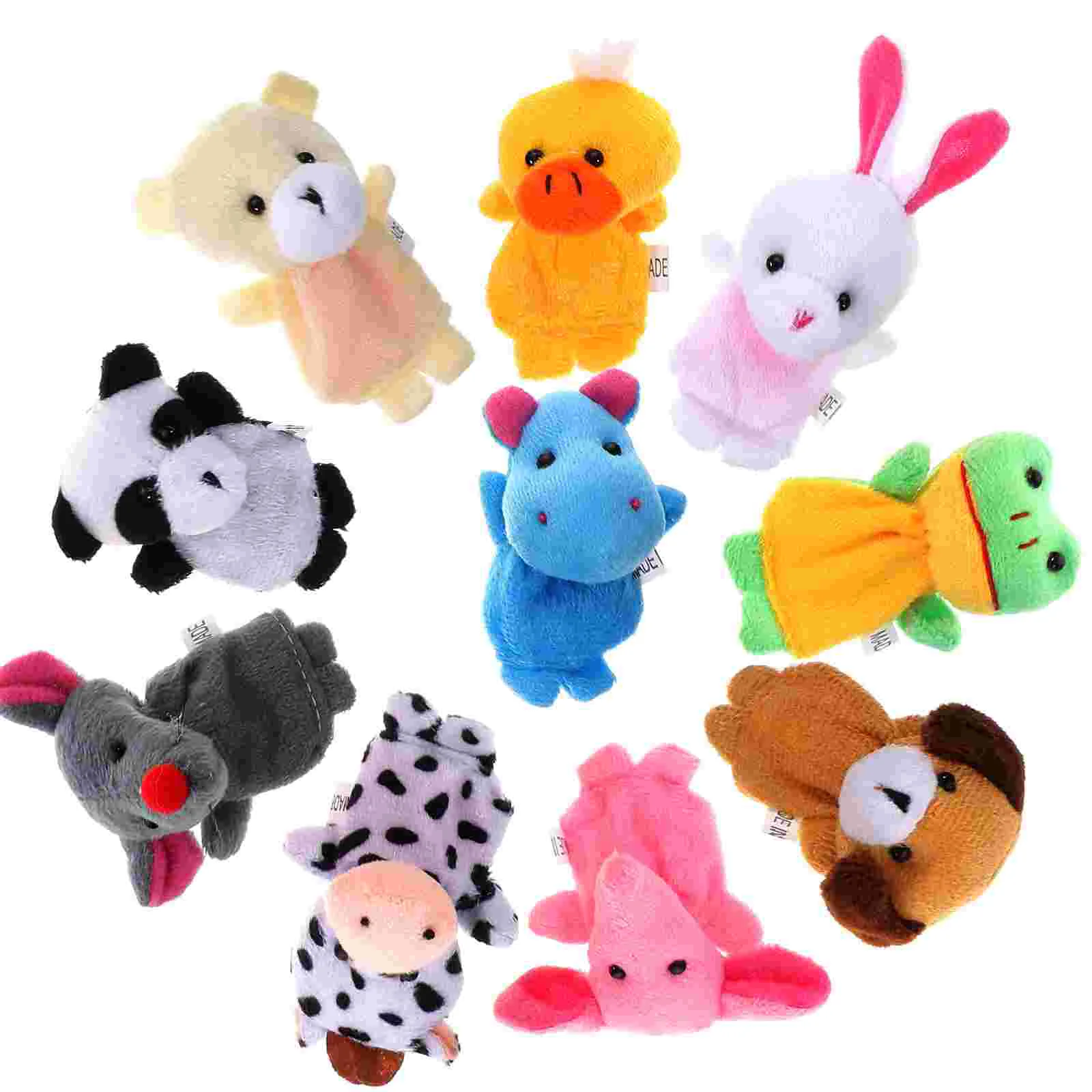 10 Pcs Story Telling Finger Puppet Animals Classic Halloween Toddler Child