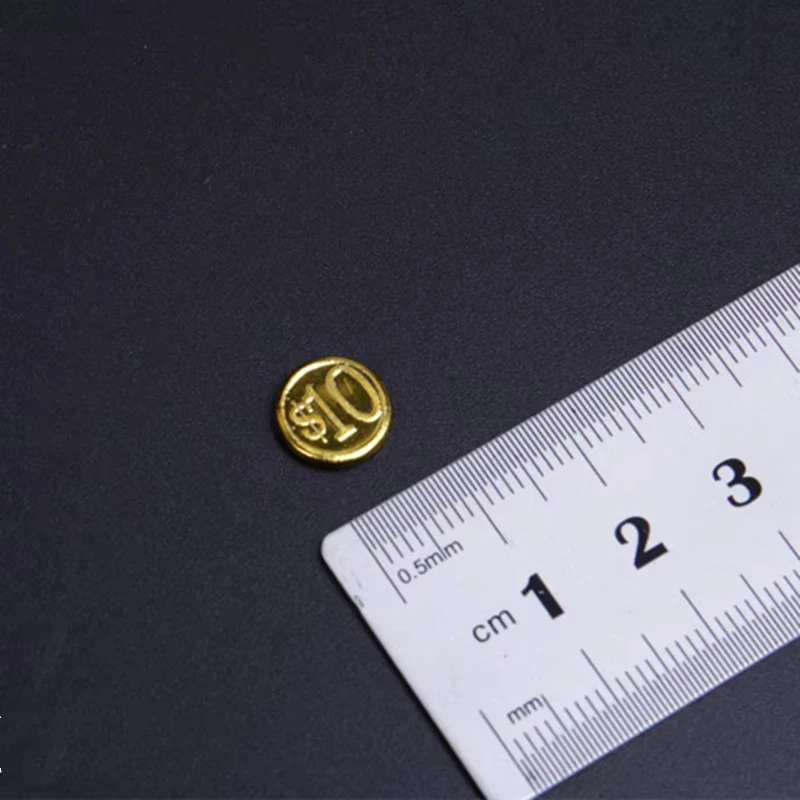 Pièces d'or en plastique, échelle 1/6, modèle de trésor, accessoires de scène pour poupées d'action de 12 pouces, jouets animés