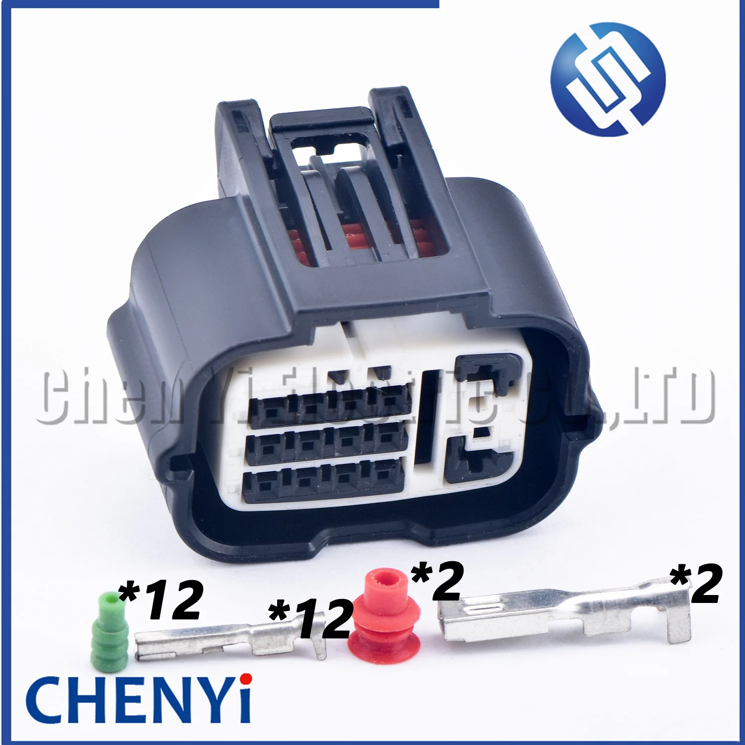 14 Pin 2B+12S Automobile waterproof connector Car sensor plug With  pins 7287-1238-30 For Toyota Honda
