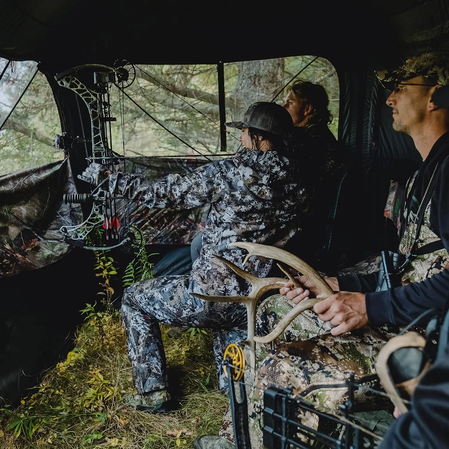 Roleta Big Cat Pop Up Przenośna roleta myśliwska