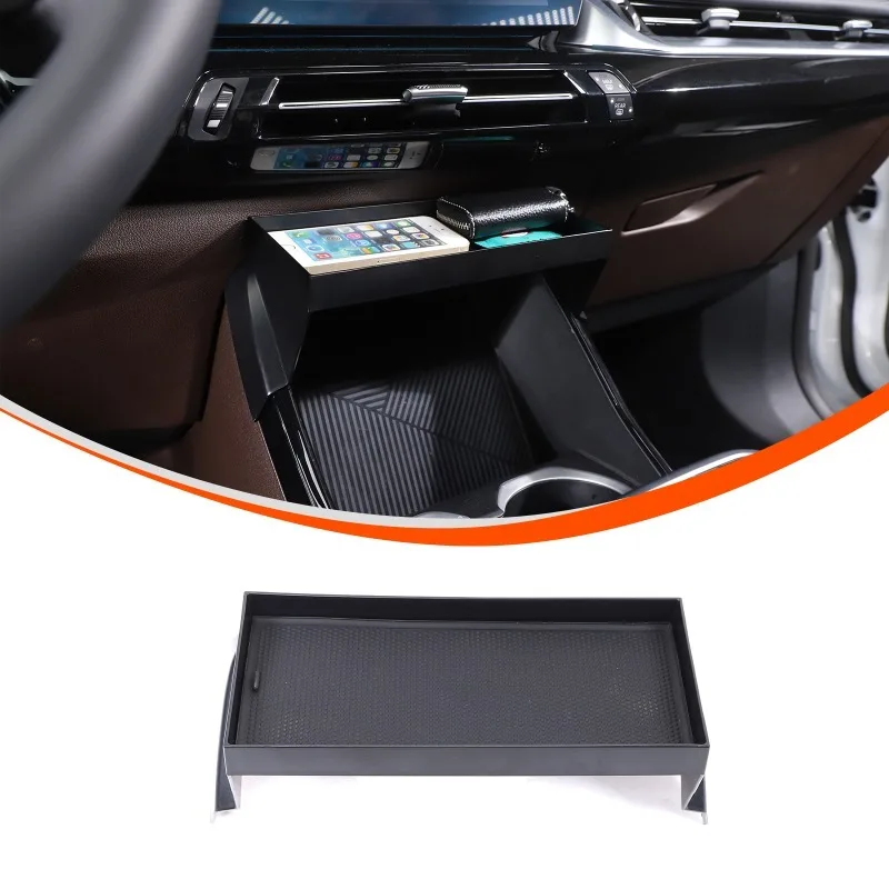 

ABS Car Center Console Lift-Up Storage Tray Organizer For 2023+ BMW X1 U11 Car Interior Accessories