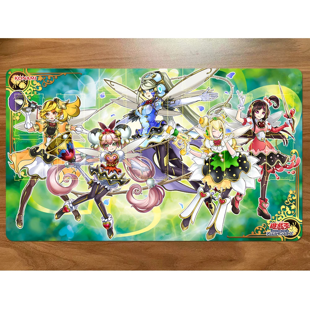 

Yu-Gi-Oh Trickstar Playmat YGO Game Card KMC TCG YuGiOh Mat M-464