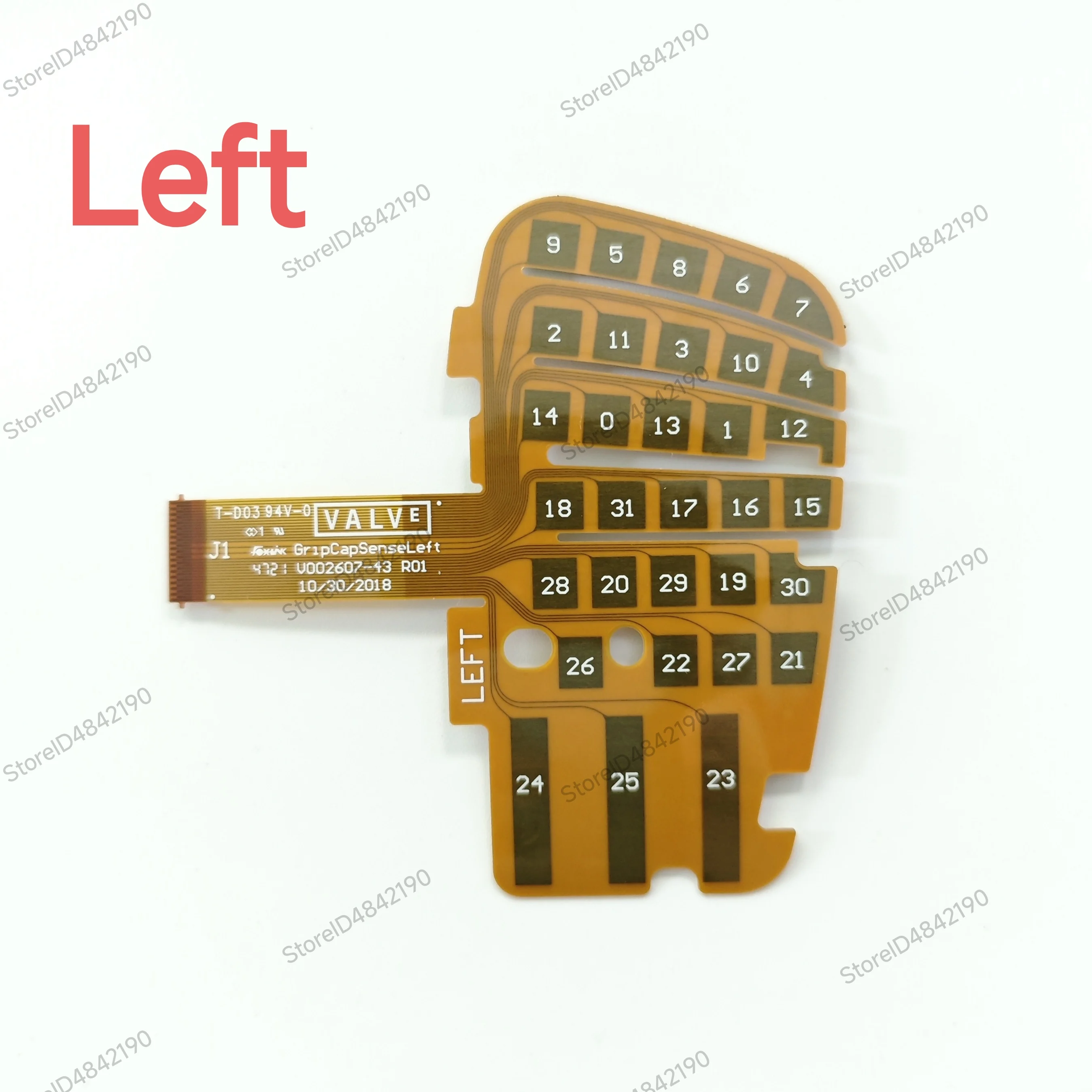 كابل مسطح بغطاء المقبض لوحدة تحكم مؤشر الصمام VR استبدال أجزاء إصلاح الملحقات الجانب الأيسر