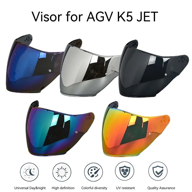 

Motorcycle Half Helmet Visor Lens Fitting Case for K5 JET Motorbike 3/4 Open Face Helmet Lens