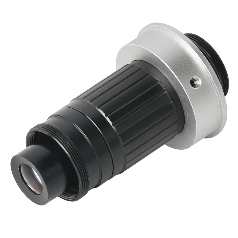 HD 30X-65X Adjustable Zoom CS C Mount Lens Magnification Eyepiece Lens for Industrial VGA HDMI USB Video Microscope Camera