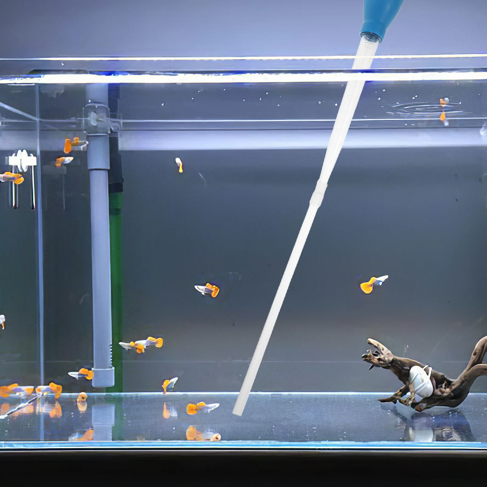 

Small Fish Tank Water Changer Manual Aquarium Vacuum Pump For Waste Removal Cleaning Coral Feeding Gravel Cleaner Fish Tank