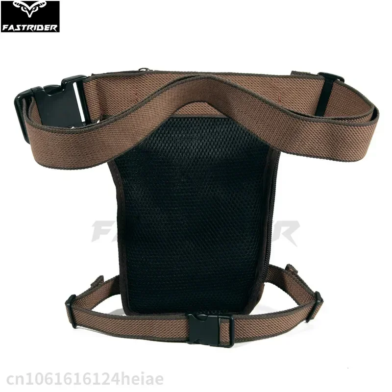 Borse a goccia in tela/Nylon per uomo marsupio in vita borsa a tracolla Messenger a tracolla per moto borsa a tracolla per uomo Multi-tasca