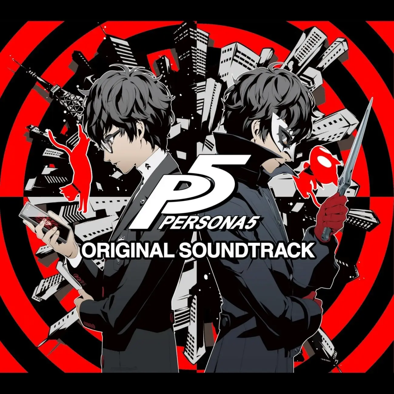 ซาวด์แทร็กเกม PERSONA5คอลเลกชันเพลงแบบ lossless BGM รุ่นที่สมบูรณ์3CD แผ่นดิสก์