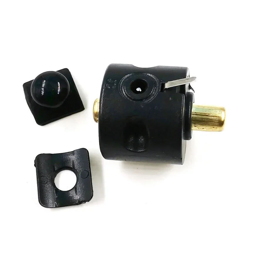 Flashlight 24mm Switch Parts with Charging Port Hole Central Switch Assembly Central Metal Rubber Button Switches